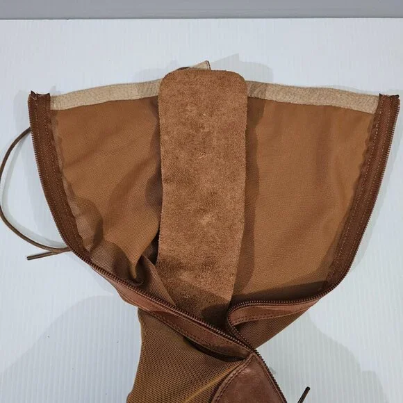 Free People Trickum Tall Lace Up Boot Womens Shoe Whiskey Brown EU Size 38 - Picture 10 of 14